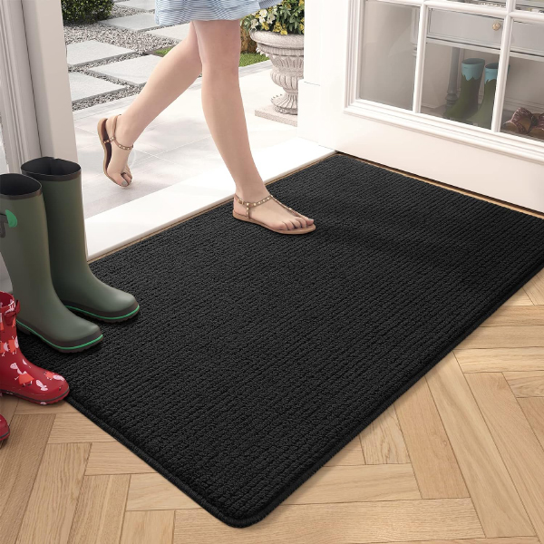 Door Mat Indoor Washable Doormat Indoor Dirt Trapper Non-slip