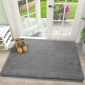 Door Mat Indoor Washable Doormat Indoor Dirt Trapper Non-slip