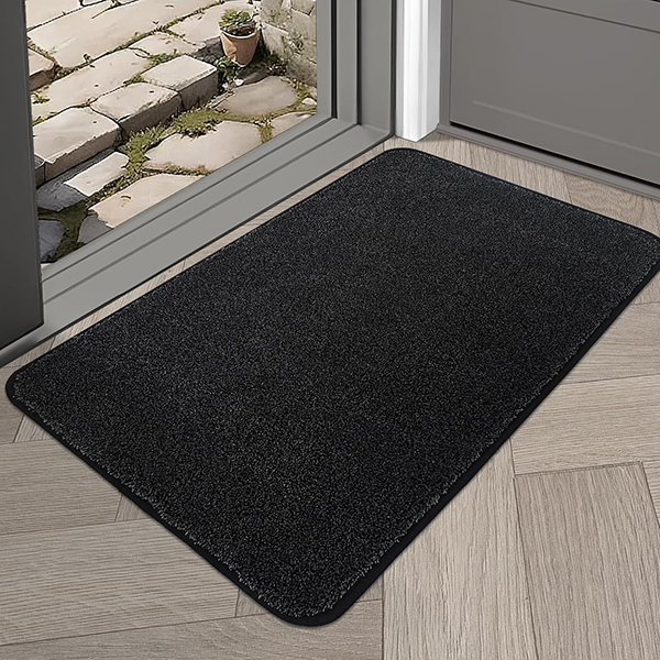 Doormat Non-Slip Machine Washable Dirt Trapper Doormat for Indoor and Covered Outdoor