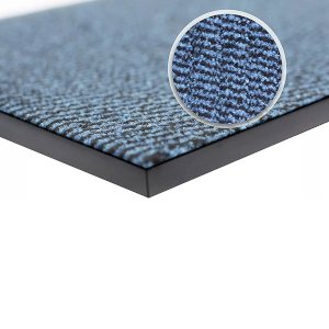 Heavy Duty Non Slip Blue/Black Rubber Mats Hard Wearing For Indoor And Outdoor