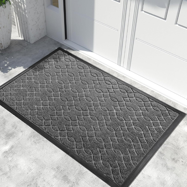 Heavy Duty Water Absorbent Entry Outdoor Rugs Durable Front Non Slip Backing Door Mats 