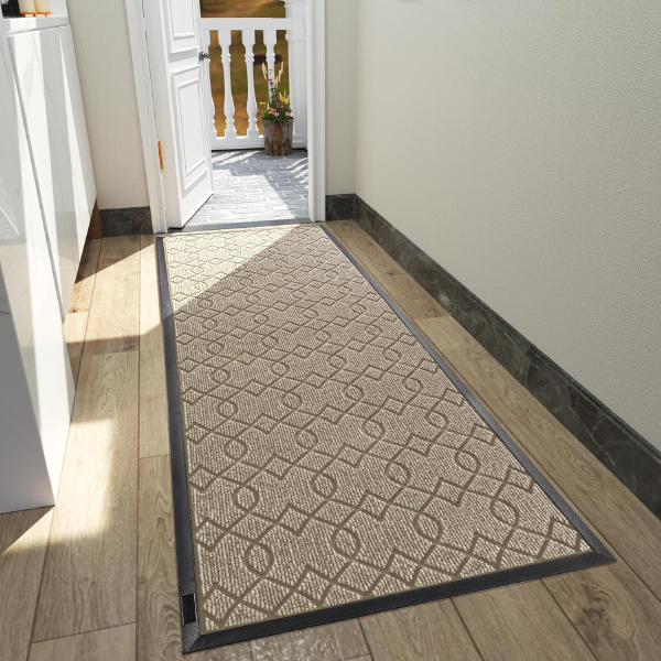 Heavy Duty Water Absorbent Entry Outdoor Rugs Durable Front Non Slip Backing Door Mats 