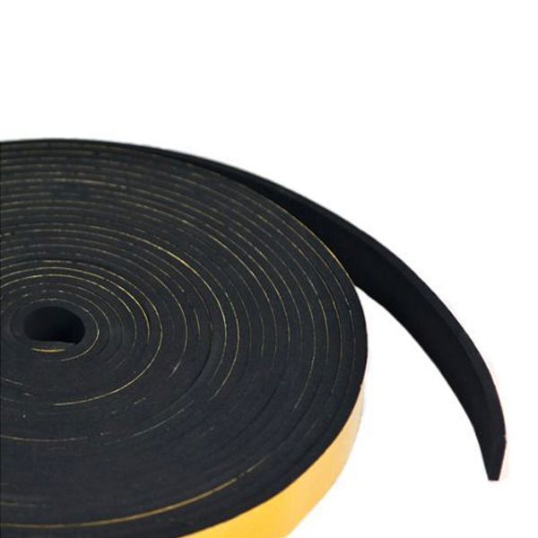 Self Adhesive Backed HT800 Expanded Grey Silicone Rubber Strip